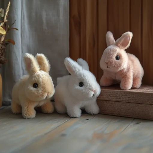 Lifelike Bunny Toy: Hops, Twitches, and Wiggles for Endless Fun & Companionship!